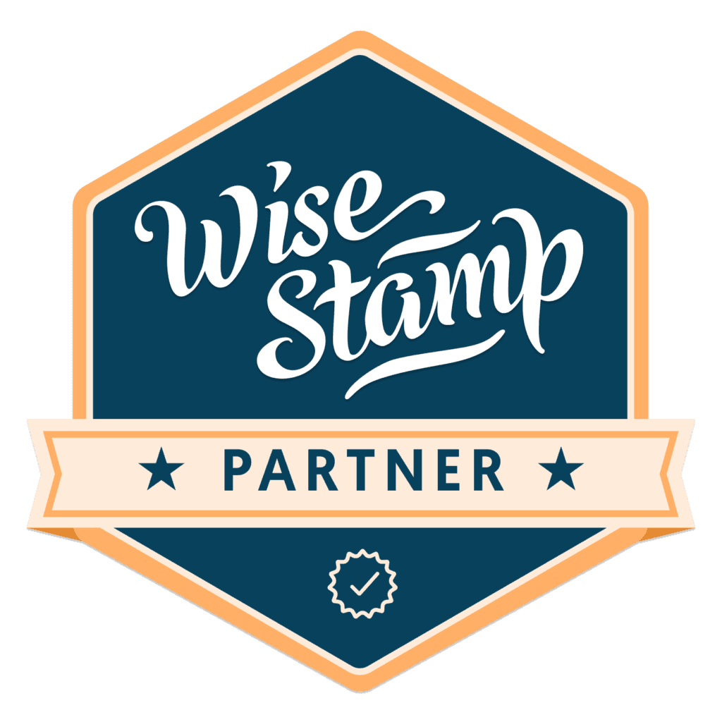 WiseStamp Partner Logo - Professional Email Signature Solutions WiseStamp empowers businesses by transforming everyday emails into powerful brand assets. With professionally designed, customizable email signatures, WiseStamp helps you create a consistent brand image, promote key content, and drive traffic to your website or social media. Perfect for trades and service businesses, WiseStamp ensures your communications reflect professionalism, build trust, and enhance client relationships, all while keeping brand messaging front and center.