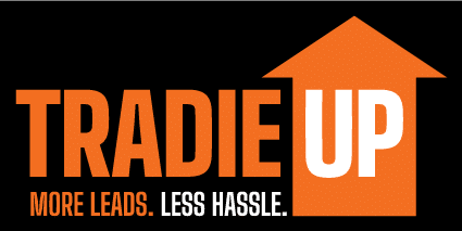 Tradie Up logo showcasing innovative branding and marketing solutions for trade businesses.