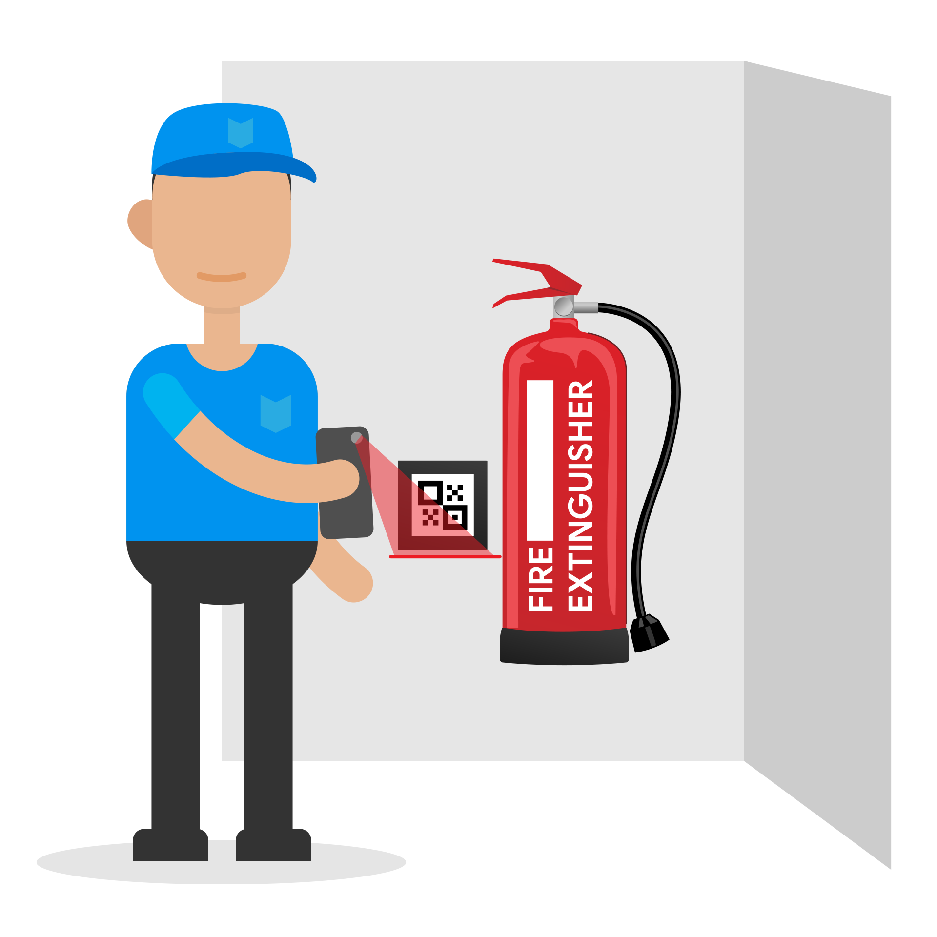 Formitize platform interface showcasing job management and paperless form features for fire safety businesses.